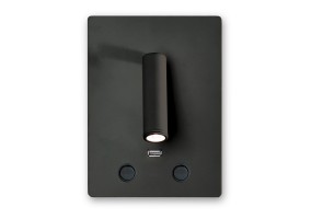  Sieninis šviestuvas MANAT BLACK